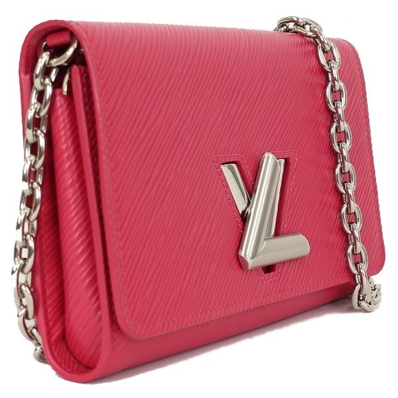 Louis Vuitton Portefeuille Twist Chain Wallet Epi Freesia Pink - Picture 2 of 3